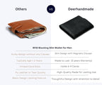 Leather RFID Wallet for Men, Slim Leather Mens Wallet, Handcraft Men's Wallets - Image 5
