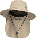 NPJY Sun Fishing Hats with Neck Flap by Unknown