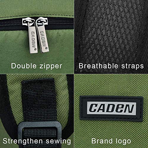 Camera Backpack Bag Professional for DSLR (Green / 2.0 Small)