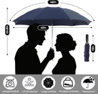 LLanxiry Compact Travel Umbrella, Mini Windproof Umbrellas - Image 4