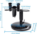 BYOOTIQUE 2 Packs Tabletop Blow Dryer & Hair Iron Holder - Salon Appliance Stand w/ 3 Outlets