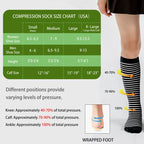 Viscose Made from Bamboo Compression Socks for Women&Men 20 (Large / 4 Pair-mix3)