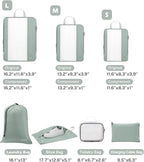 Gonex 8 Set Compression Packing Cubes - Image 3