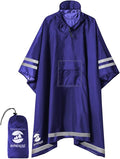 SaphiRose Hooded Rain Poncho Waterproof Raincoat Jacket by SaphiRose