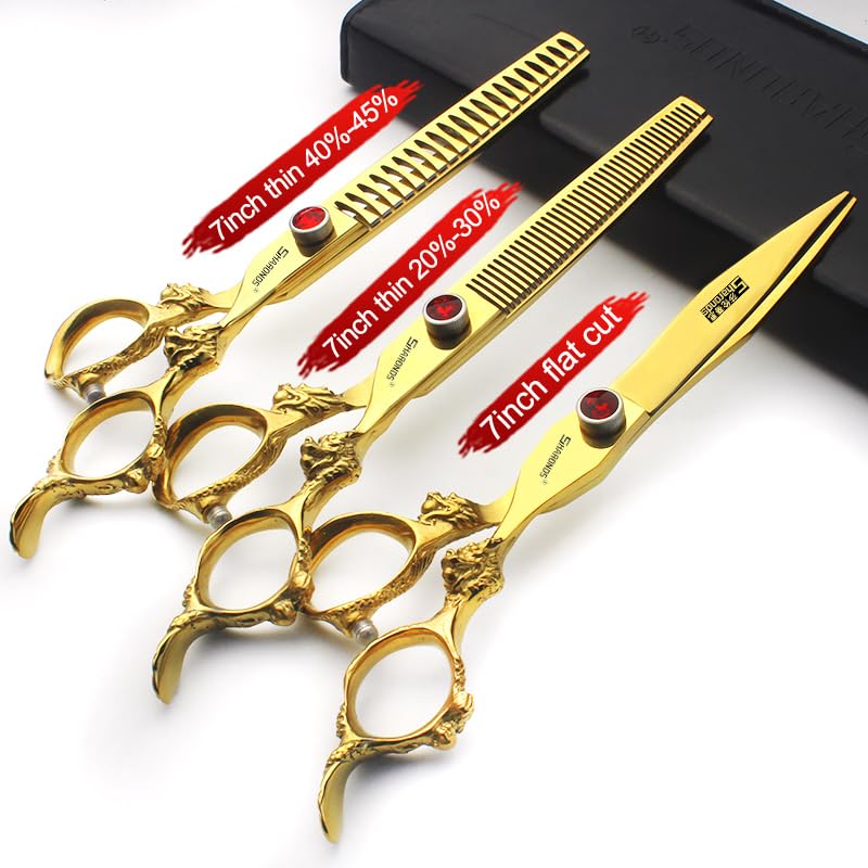Professional Stainless Steel Hair Clippers (7 Inch-3pc)