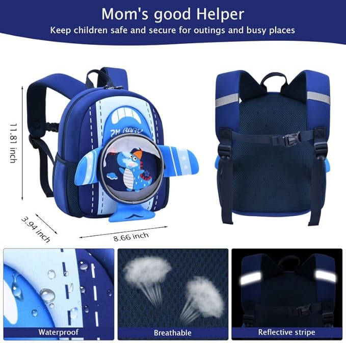 Padgene Toddler Harness Backpacks Safety Leash Kids Anti Lost Kindergarten - Image 5