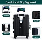 Nobl Travel Carry On Luggage, Noble Zipperless Aluminum Frame PC Hard Shell - Image 3