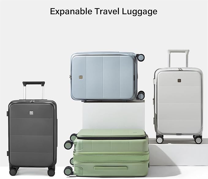 Hanke Hardside Expandable Carry On Luggage, 20 Inch Top Opening Trunk Luggages - Image 9
