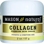 MASON NATURAL Collagen Premium Skin Cream - Anti Aging Face and Body Moisturizer, Intense Skin Hydration and Firmness, Pear Scent, Paraben Free, 2 OZ (Pack of 3)