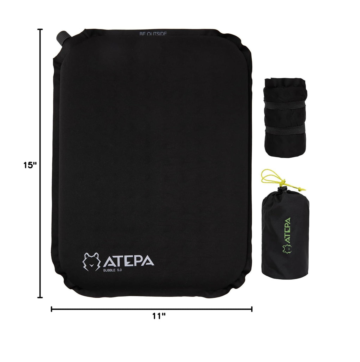 Inflatable Seat Cushion (1 Pack - Black)