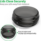 Small Pill Box, Travel Pill Case Portable Daily Pill Organizer Mini Medicine - Image 3