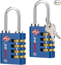 Forge Dual-Opening: Key or Combination Access Lock, TSA Approved Locks by Forge