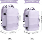 coowoz Large Travel Backpack For Women Men, Carry On Flight Approved, Hiking - Image 3
