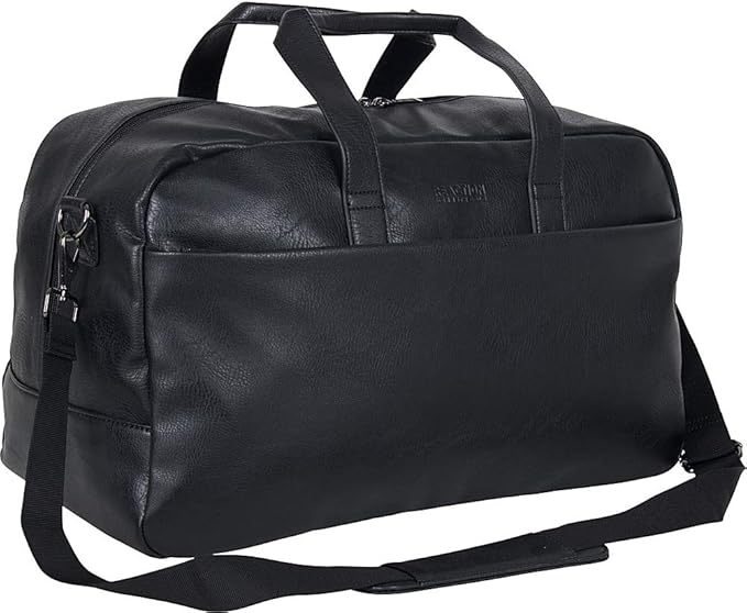 Kenneth Cole REACTION Port Stanley Duffel Pebbled Vegan Leather Carry on by KennethCole