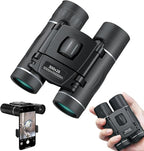 300x25 Binoculars for Adults and Kids, High Powered Mini Pocket Binoculars by Jivcok