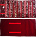 Travel Jewelry Roll Bag Portable Organizer Pouch by SCIKHEFT