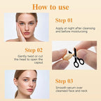 Vitamin C Serum Capsules Set – 96 pcs VC for Morning - Anti-Aging & Anti-Wrinkle Skincare Face Serum - Smooth Fine Lines - Moisturize Hydrate & Firm Skin, Travel-Friendly Gifts