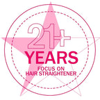 K&K Thermal Brush, 1.5 Inch Ionic Heated Round Brush, Professional Heated Ceramic Tourmaline Coating Curling Iron, Hot Styling Volumizing Tool, Dual Voltage, Pink