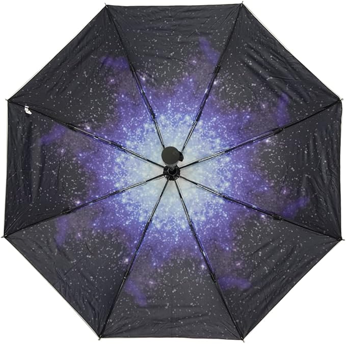 LLanxiry Compact Travel Umbrella, Mini Windproof Umbrellas - Image 2