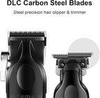 KEMEI Professional Hair Clipper, Hair Trimmer, Beard Shaver Set for Men, Electric Cordless Barber Clipper Beard Trimmer, Rechargeable Fade Clipper Haircutting Kit, KM-2299, KM-2296, KM-1102
