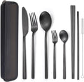 AARAINBOW 6 Pieces Stainless Steel Flatware Set Portable Reusable Cutlery Set by AARAINBOW