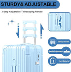 Krute Carry on Luggage 20 inch Suitcases - Image 5