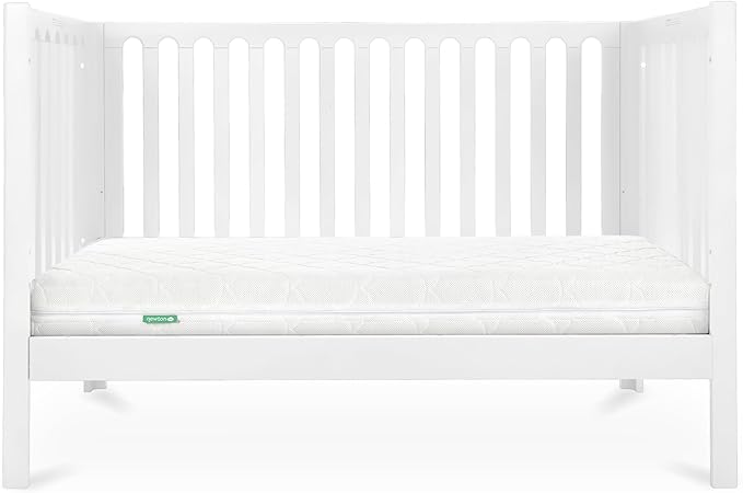 Newton Baby Galileo Standard Crib, Solid Beech Wood in White Color, 3-in-1 - Image 9