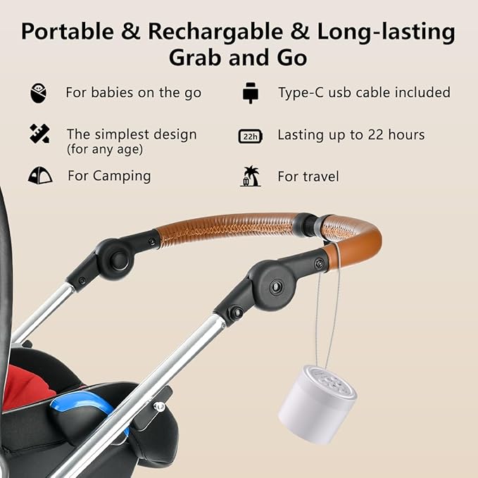 Portable Baby Sound Machine Mini White Noise Machine - Image 3