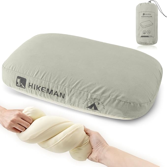 HIKEMAN Camping Memory Foam Pillow by HIKEMAN