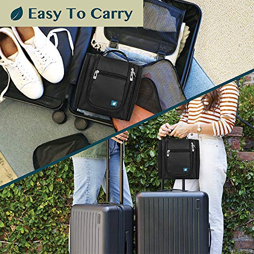 Toiletry Bag Travel Bag for Women Men (Standard (9x4x9) / Black)