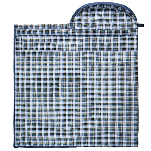 Sleeping Bags for Adults XXL Cold Weather (Blue / 20F Left Zip)