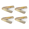 4 Pcs Brown Yak Horn Comb Foldable Yak Horn Comb Pockets Clip Moustache Beard Styling Tool Portable Hairdressing Hair Hair Care Tools and Appliances Styling Tools and Appliances