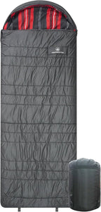 Polycotton Sleeping Bag for Adult&Kids, Cold&Warm Weather Large by Mountainlodge