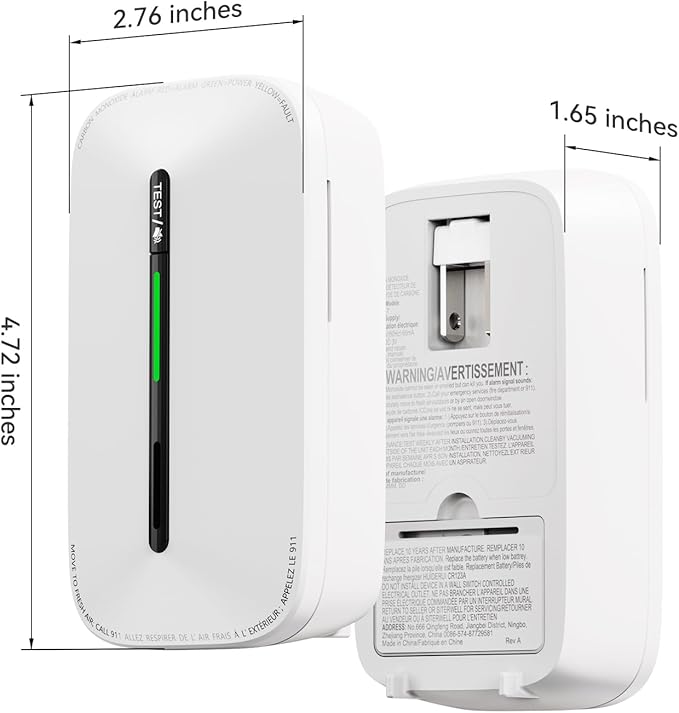 Jemay Carbon Monoxide Detector Plug in - Image 4