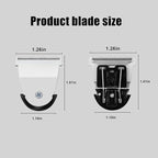 2 Pack Professional Detachable Hair Clipper Replacement Blades #2111 Blade Compatible with Wahl Mag Trimmers 8841/8143 /8700- Fits Professional Barbers and Stylists