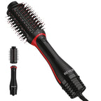 REVLON One Step Volumizer PLUS, Blow Dryer Brush for Fast Salon-Style Blowouts, Revlon Blow Dry Brush with Hair Dryer function, Plus Travel Friendly (Black)