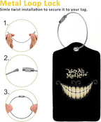 Black Halloween Smile Luggage Tags - Image 3