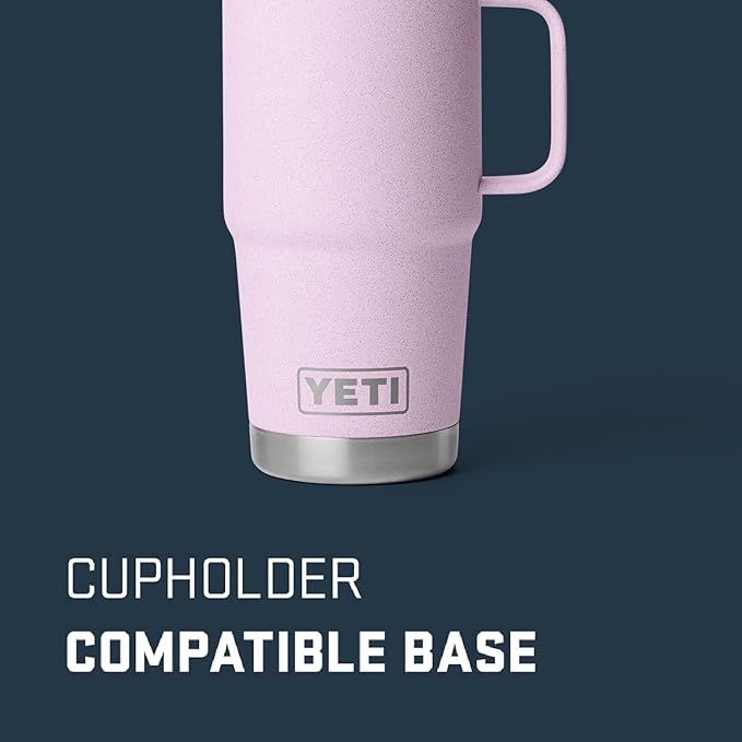 YETI Rambler 20 oz Travel Mug, Stainless Steel, Vacuum Insulated - Image 3