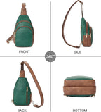 Telena Small Sling Bag for Women Leather Crossbody Fanny Packs Chest Bag for - Image 7