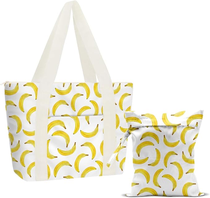 Beach Bags Wet Bag for Swimsuit Tote Bag for Friends Travel Gifts, Aloha Bags by zcyxuuw