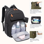 BabbleRoo Diaper Bag Backpack, Travel Backpack - Image 7