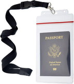 5 Pack - Passport & Vaccination Card Holder - Heavy Duty Waterproof Tear - Image 4