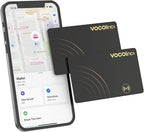VOCOlinc Air Tag Card Wallet Tracker 1.6mm 2 Pack, Smart Item Finder Work by VOCOlinc