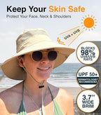 GearTOP Safari Sun Hat for Men and Sun Hats for Women UV Protection UPF 50+ - Image 2