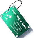 Personalized Luggage Tags: Custom Metal Luggage Tags by Kcule