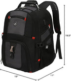 SHRRADOO Extra Large 50L Travel Laptop Backpack - Image 8