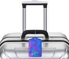 Blue and Purple Luggage Tags - Image 6