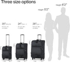 Hanke Luggage Sets 2 Piece Softside Expandable Luggage - Image 5