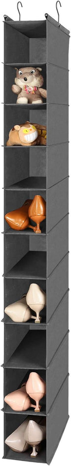 MAX Houser 10-Shelf Hanging Shoe Shelf Organizer, Hanging Shoe Storage - Image 4