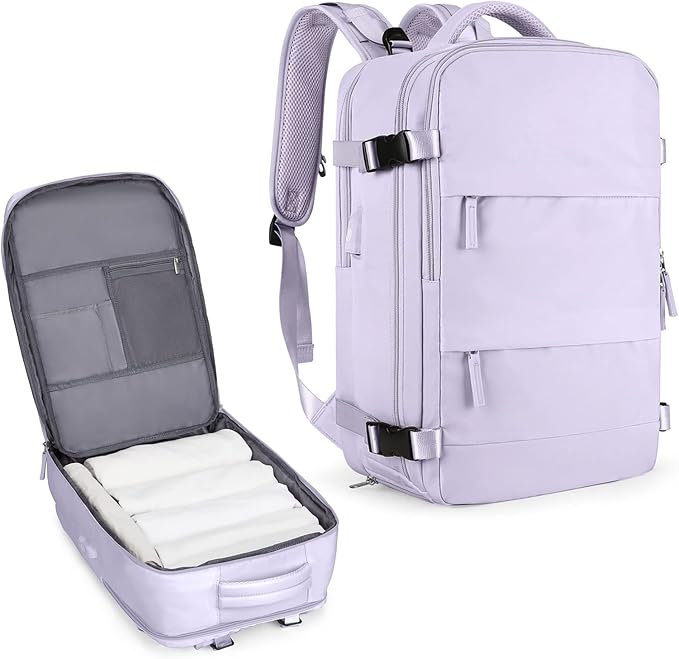 coowoz Large Travel Backpack For Women Men, Carry On Flight Approved, Hiking by coowoz